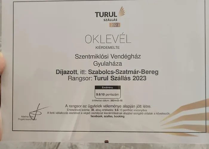 Szentmiklosi Vendeghaz